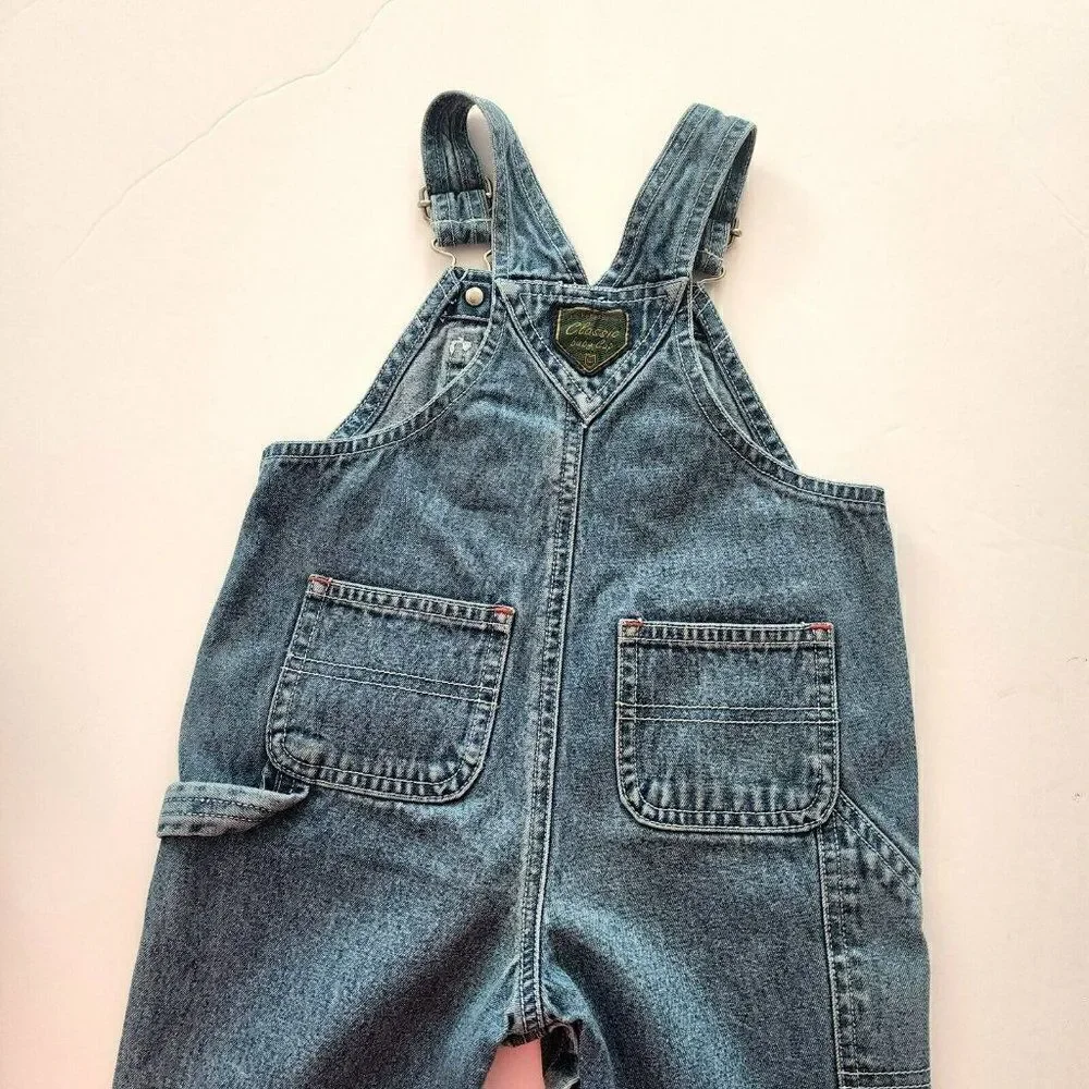 VINTAGE CLASSIC GAP Denim Jean Shortalls‎ 6 -12Mths Bib Overalls THE PERFECT FIT